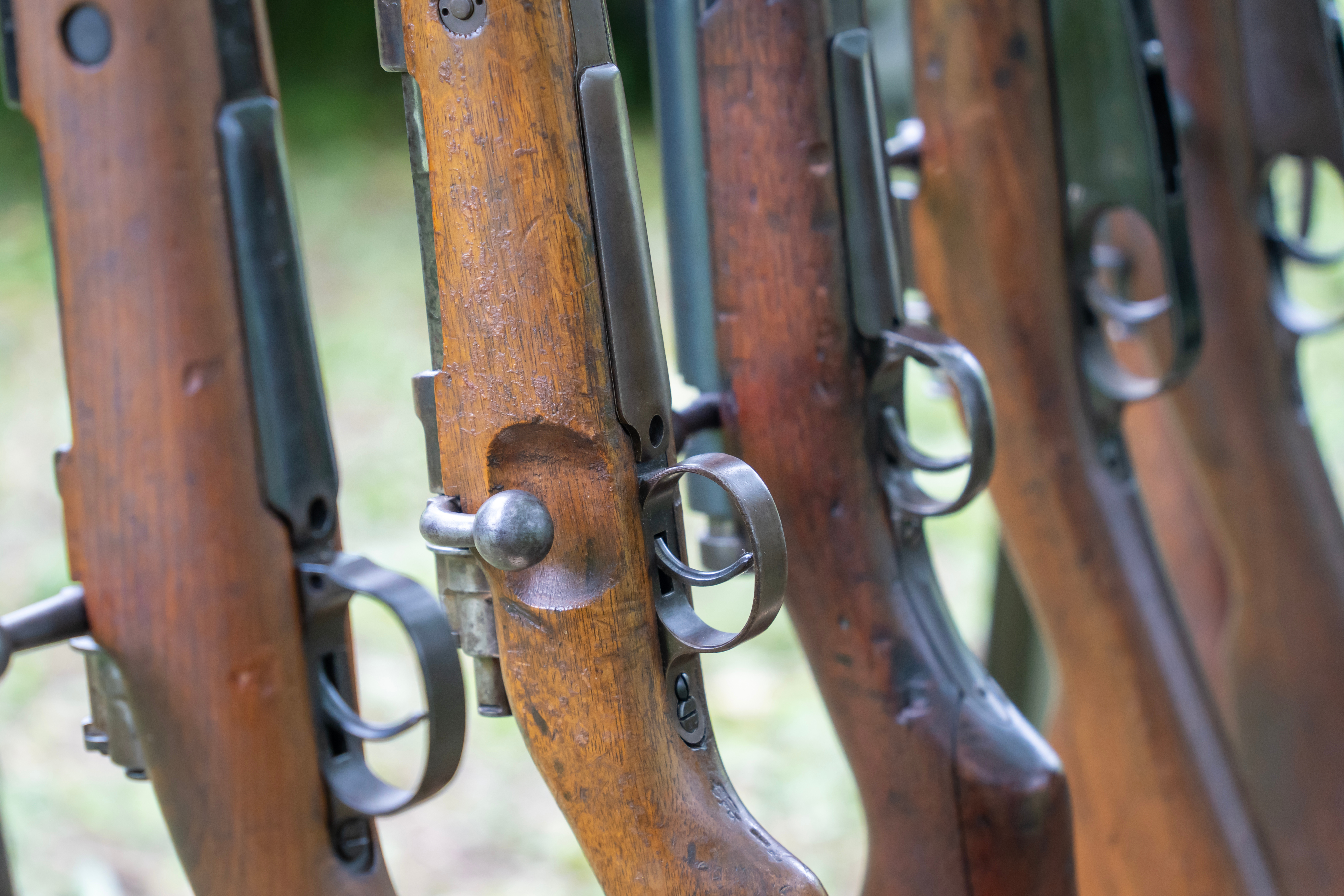 Detailed rifle action and bolt